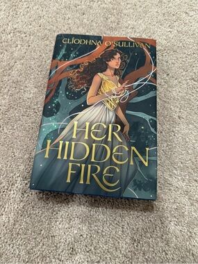 Her Hidden Fire by Cliodhna O'Sullivan - Navy & Gold Hardcover